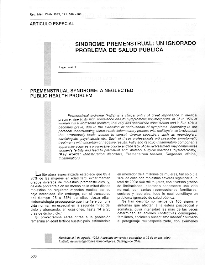 sndrome premenstrual